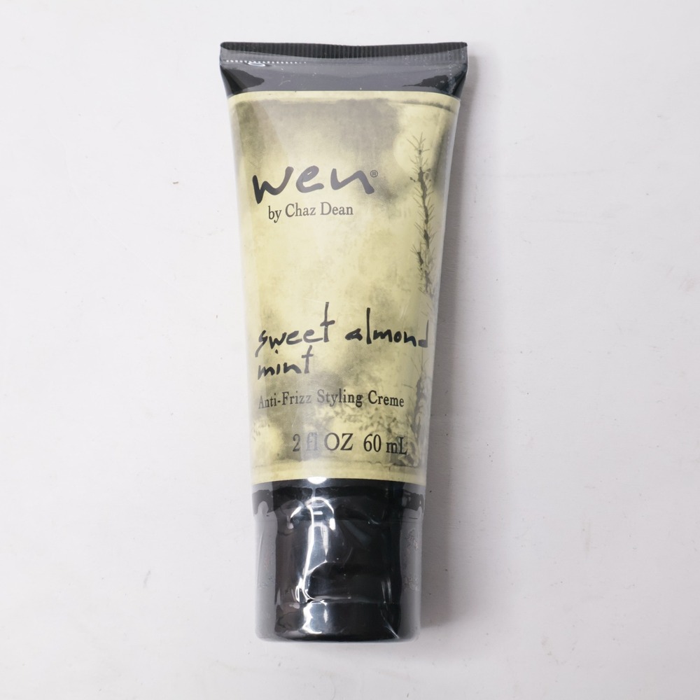 Wen by Chaz Dean Sweet Almond Mint Anti-Frizz Styling Creme 2 oz 60mL New